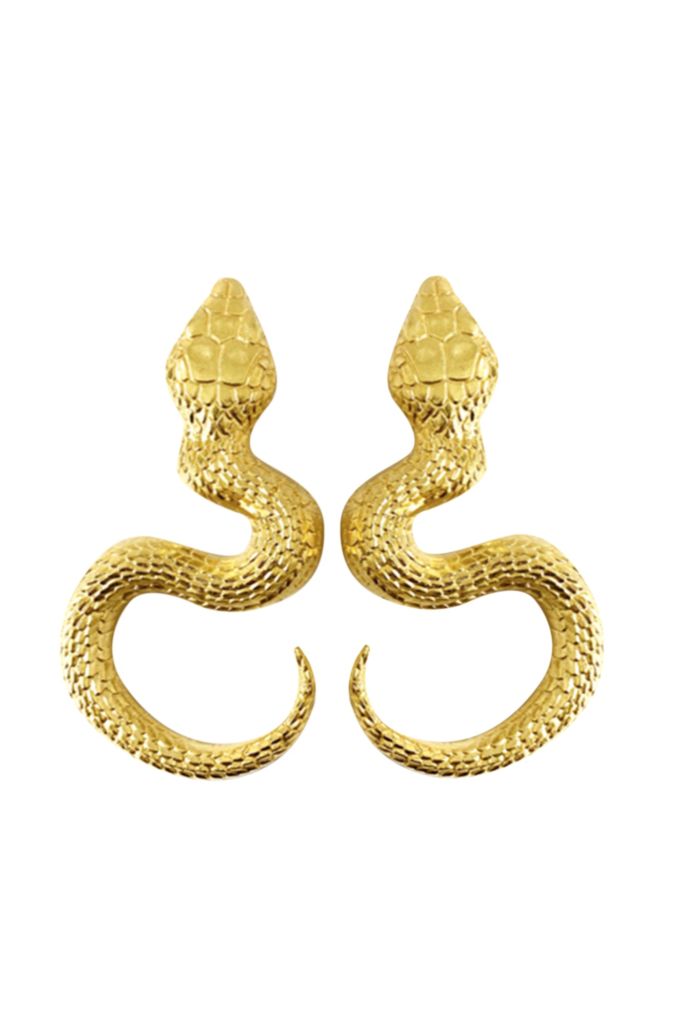 Gucci snake earrings