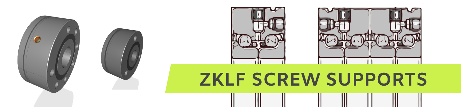 ZKLF ball screw support bearing header