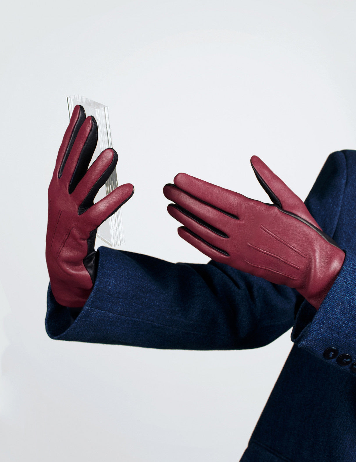 Nappa leather gloves by Camille Fournet