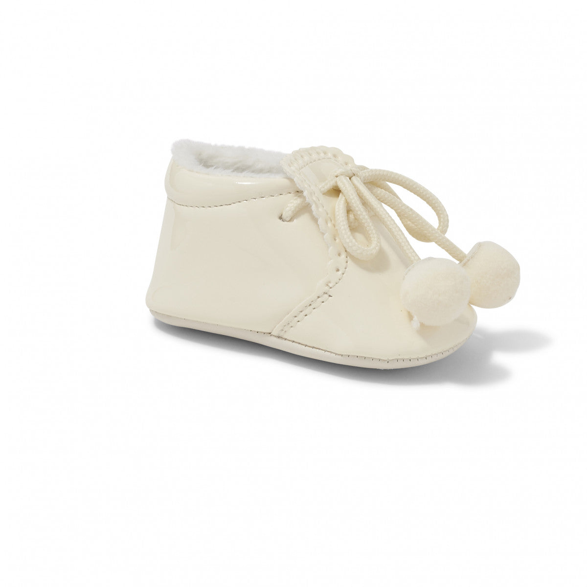 cream pram shoes