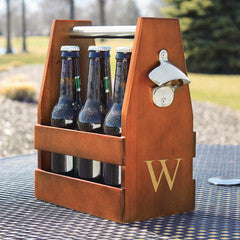 Personalized Wooden Craft Beer Holder