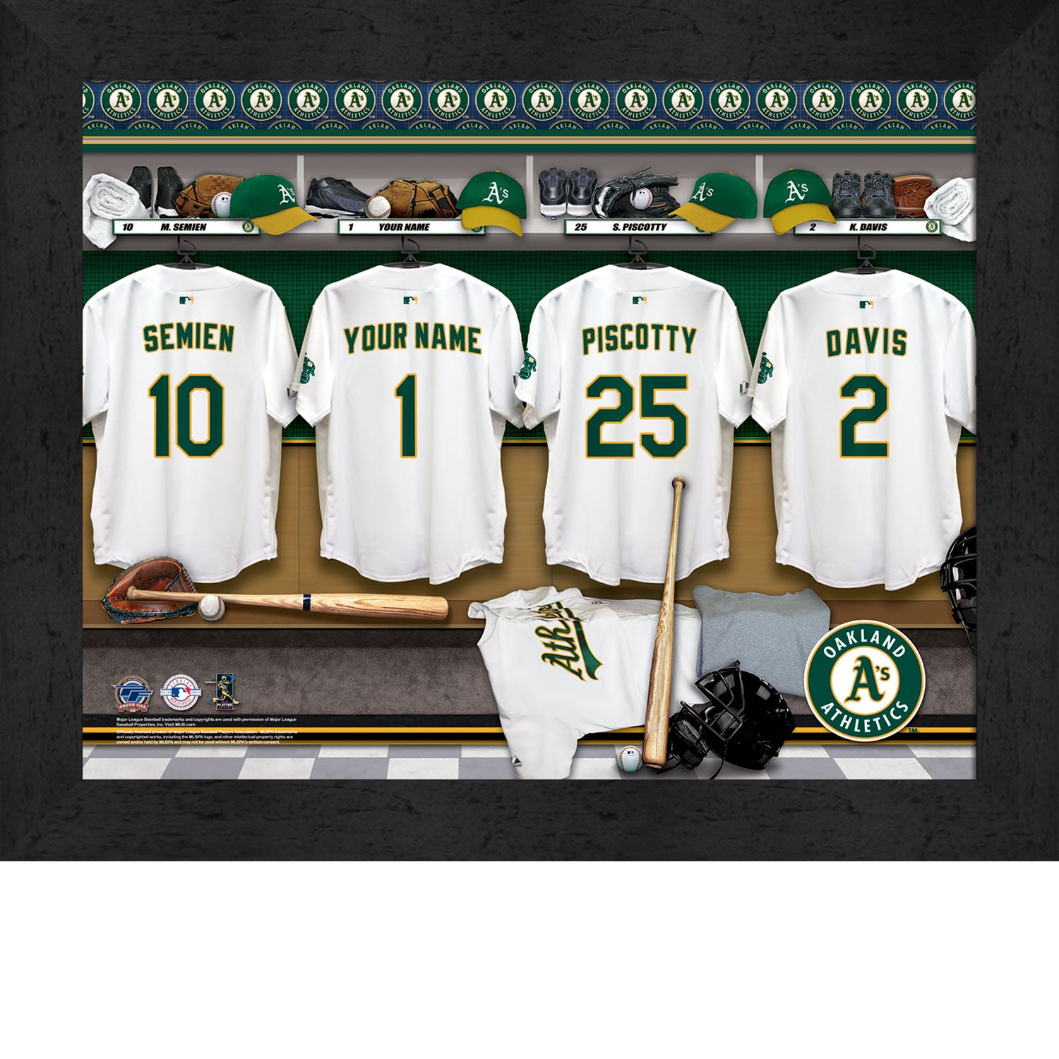 personalized oakland a's jersey