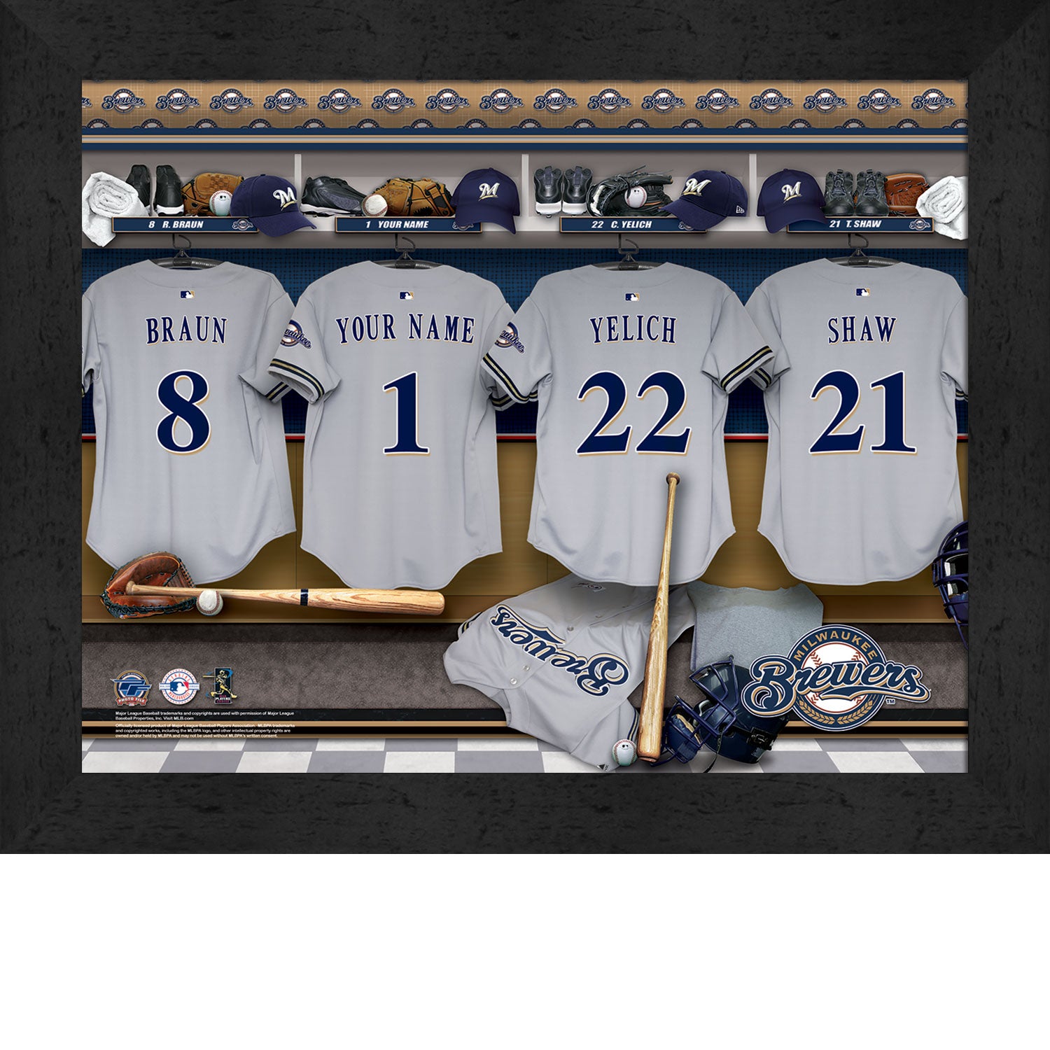 personalized milwaukee brewers jersey