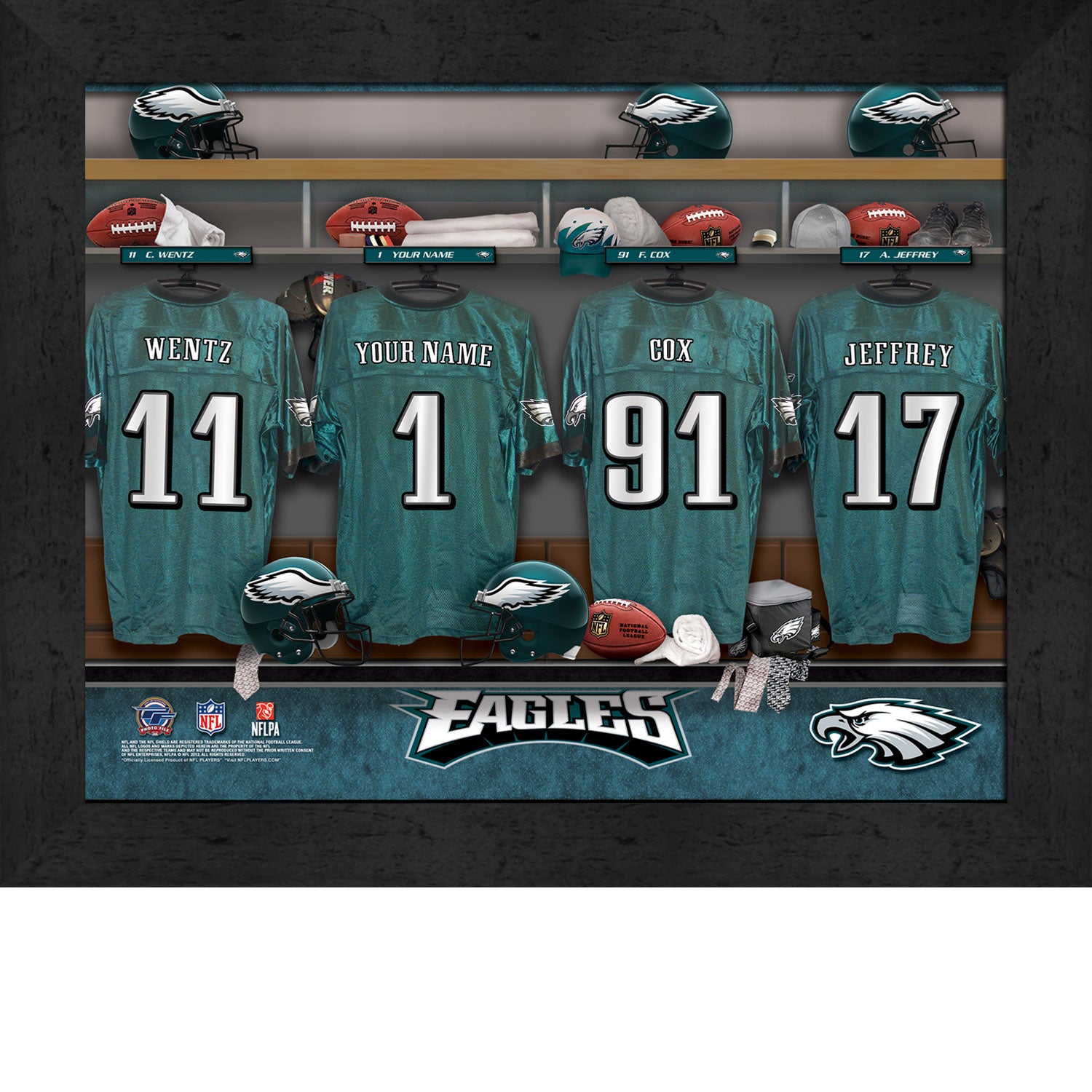 personalized eagles jersey