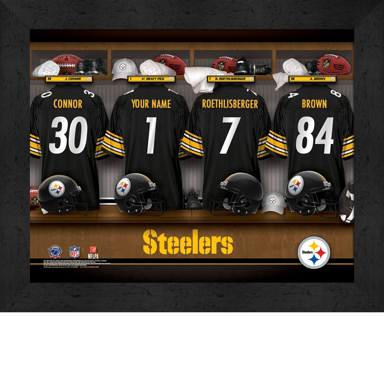 Personalized Nfl Locker Room Signs Pittsburgh Steelers