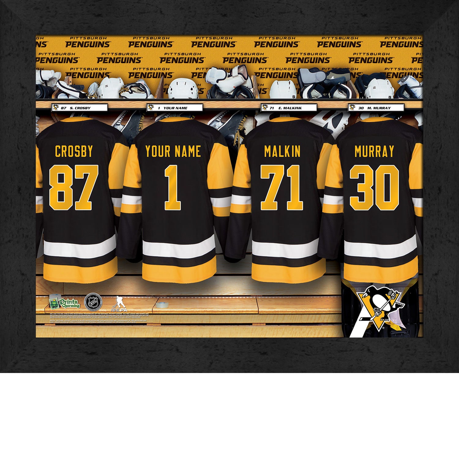 personalized penguins jersey