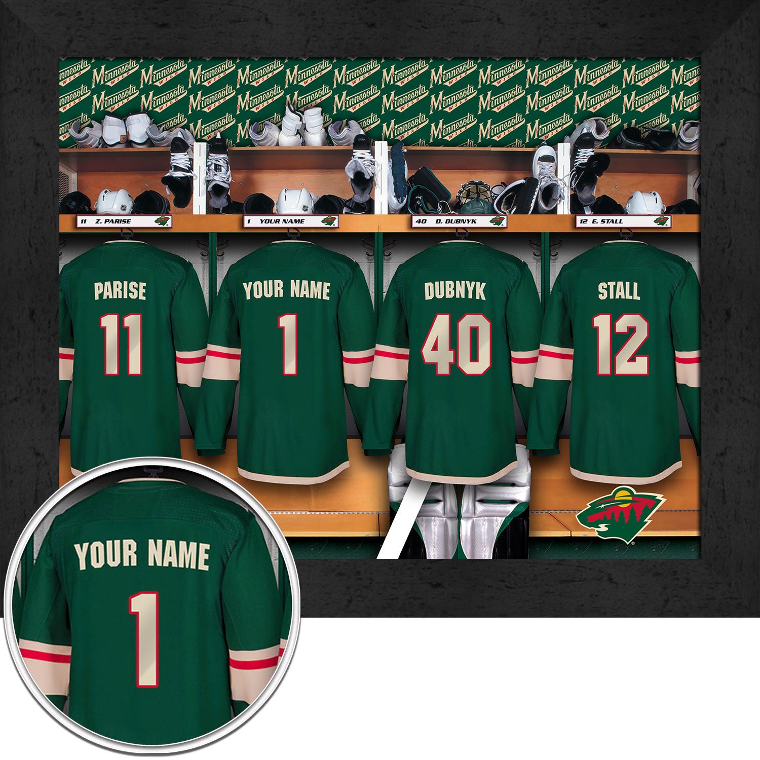 minnesota wild personalized jersey