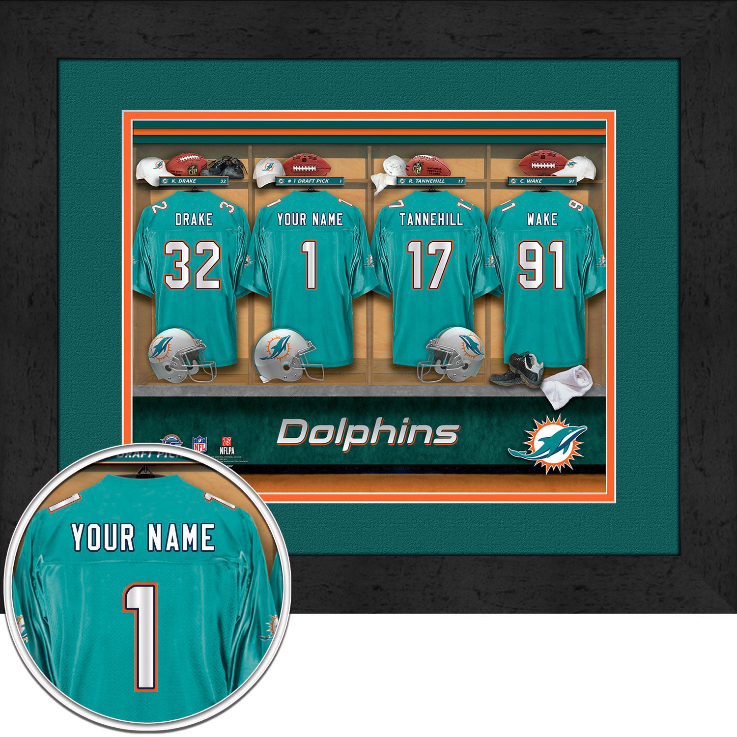 personalized dolphins jersey