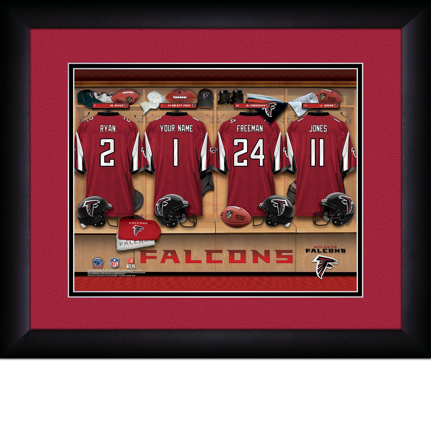 atlanta falcons personalized jersey