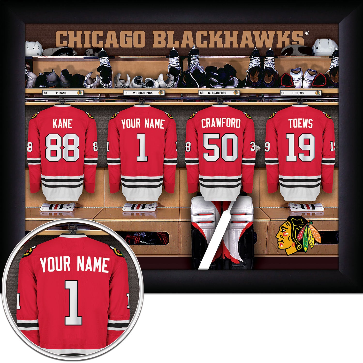 personalized chicago blackhawks jersey