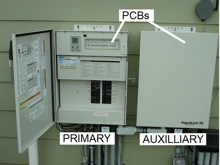 how-to-change-a-jandy-aqualink-rs-auxilliary-power-center-circuit-bd