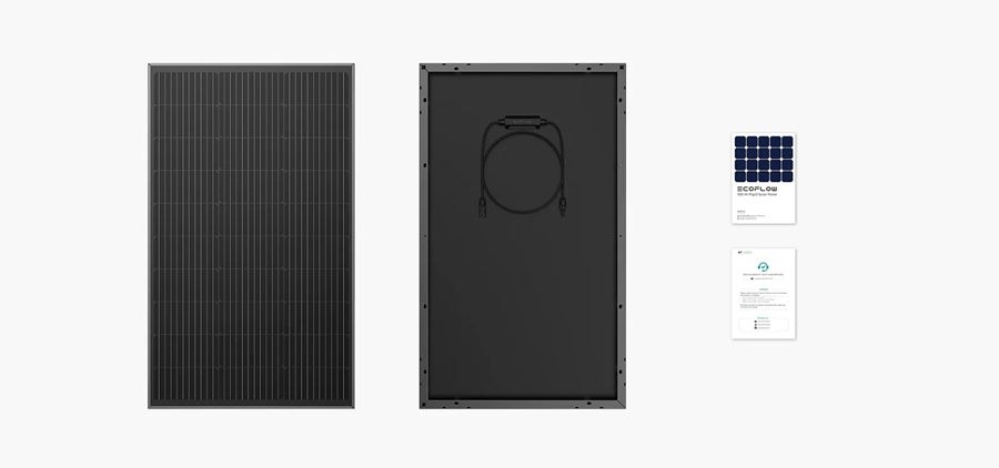 EcoFlow 2x 100W Rigid Solar Panel