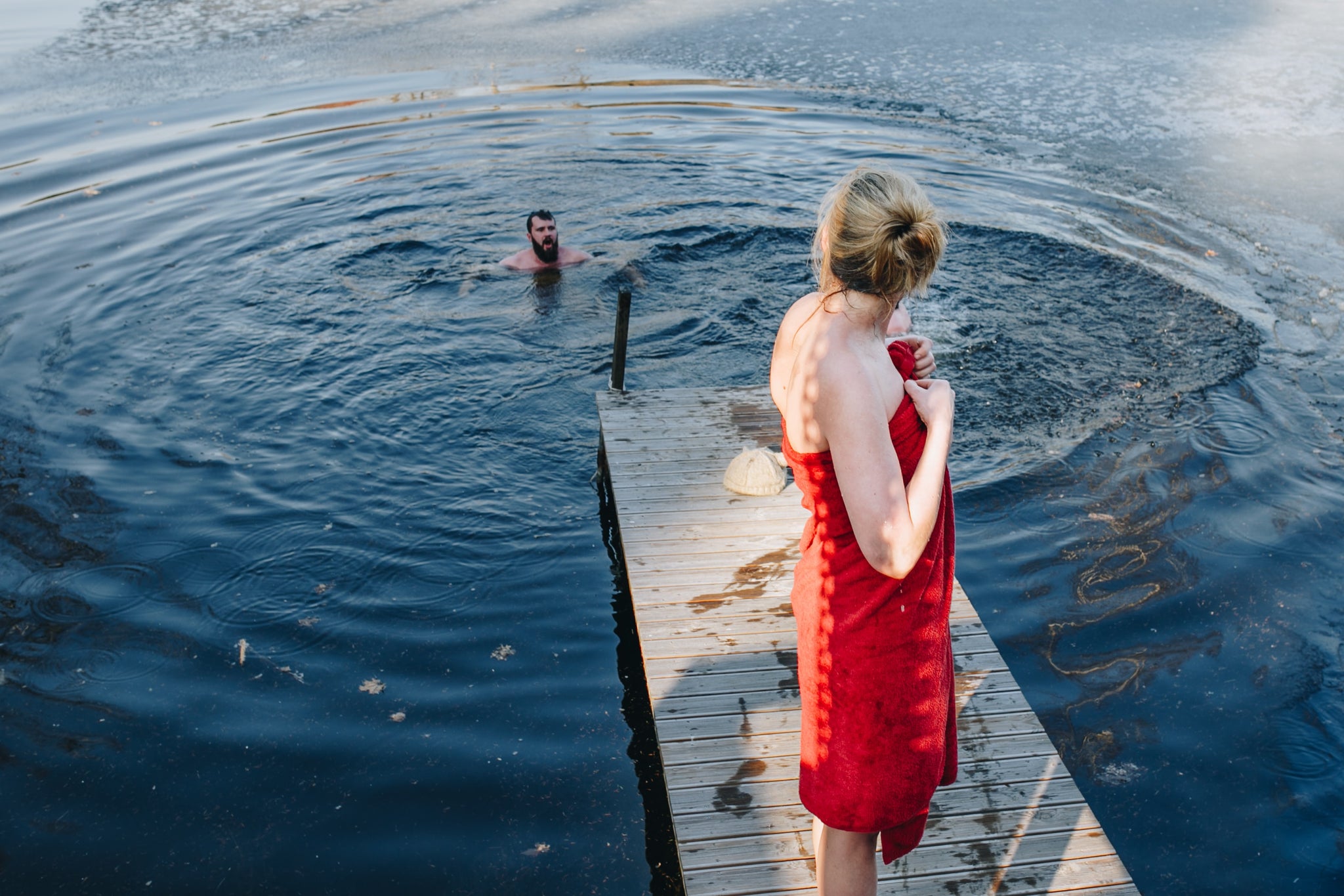 cold water swimming