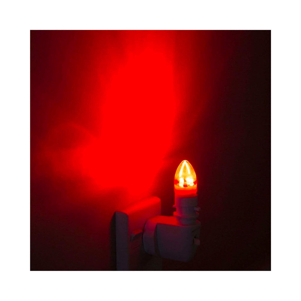 plug in red night light