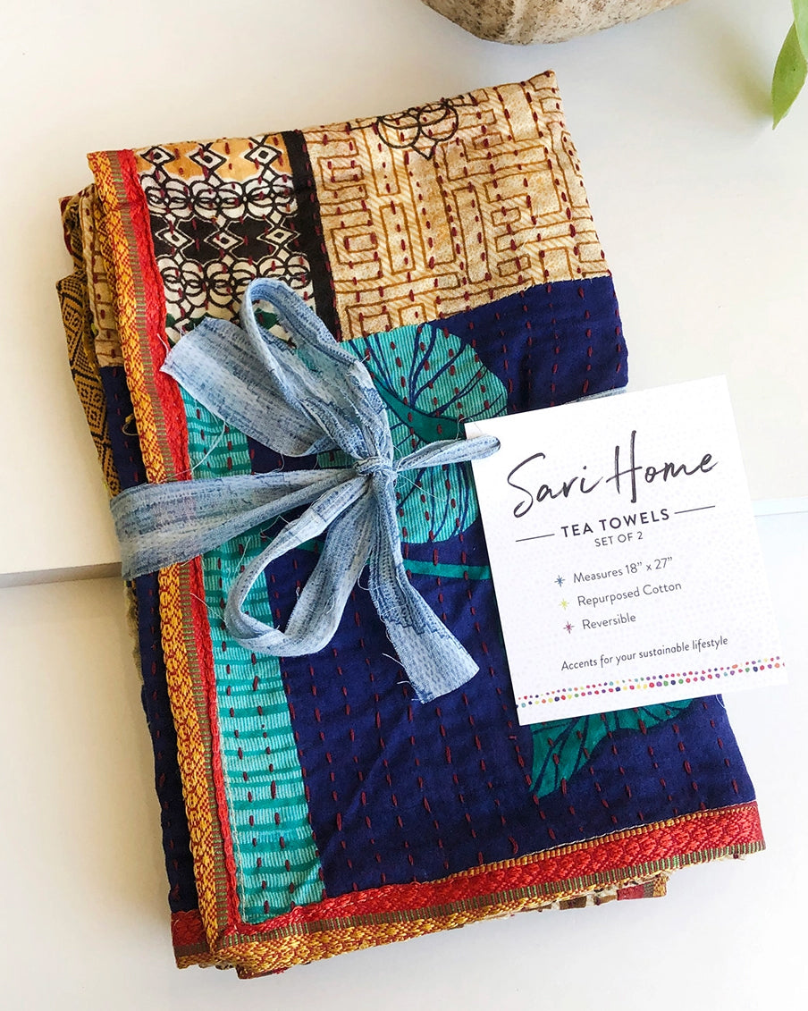 Sari Home Tea Towels (Set of 2)