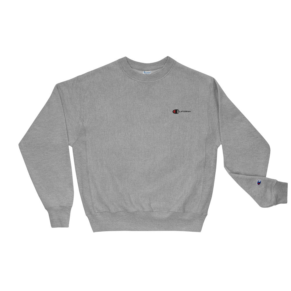 plain gray champion sweatshirt