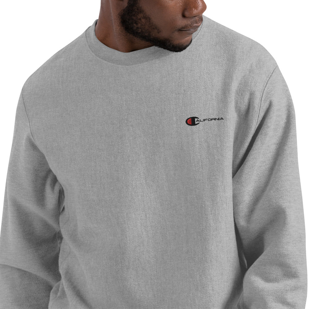 plain gray champion sweatshirt