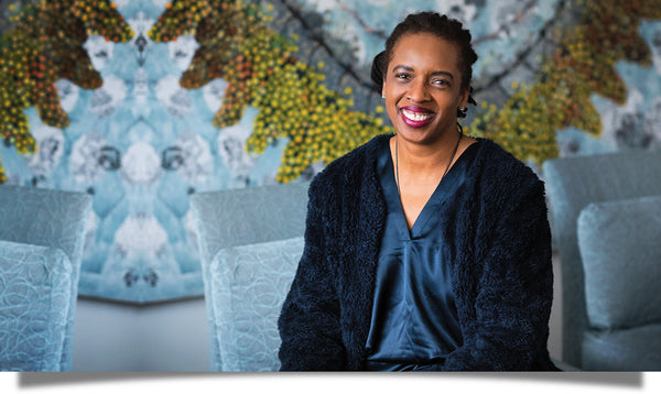 Skin care entrepreneur and Eu2Be founder Charla Jones shot by Holly Rike for The Boston Improper