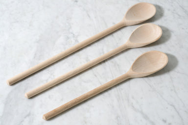 Sturdy French Beechwood Spoons — Flotsam + Fork