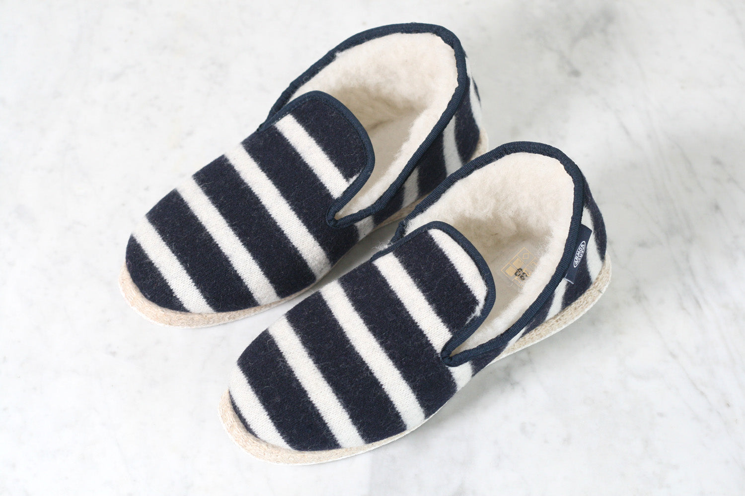 Er is een trend Jabeth Wilson Referendum Armor-Lux Wool Slippers — Flotsam + Fork