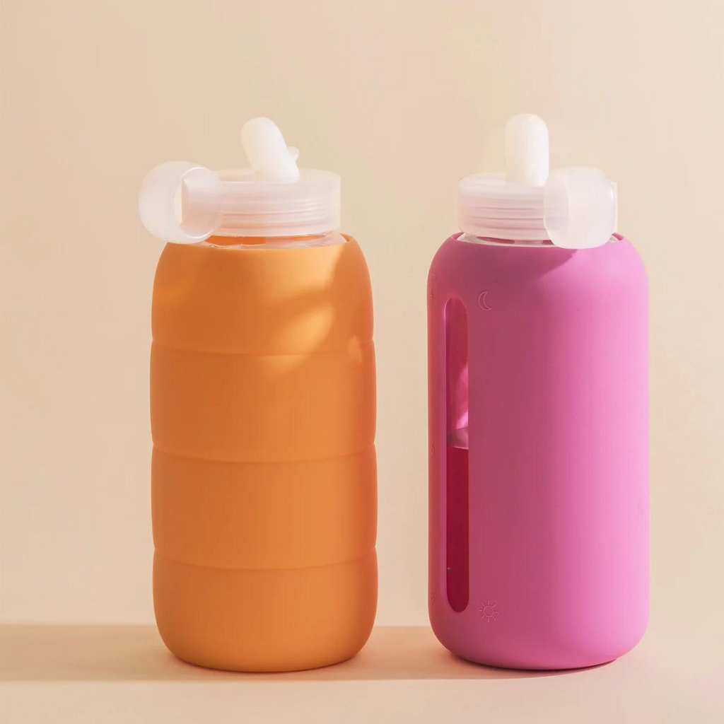 Reusable Glass and Silicone Water Bottle – Simply Zero