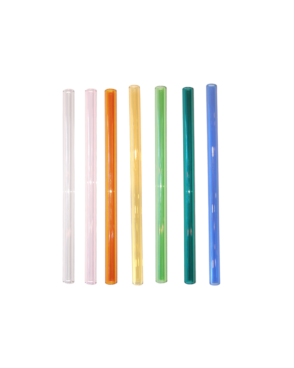 Colored GLASS STRAW Choose Your Color Reusable Straws Eco Friendly Straw  Glass Straws Colored Straws Rainbow Straw Unique Gift 