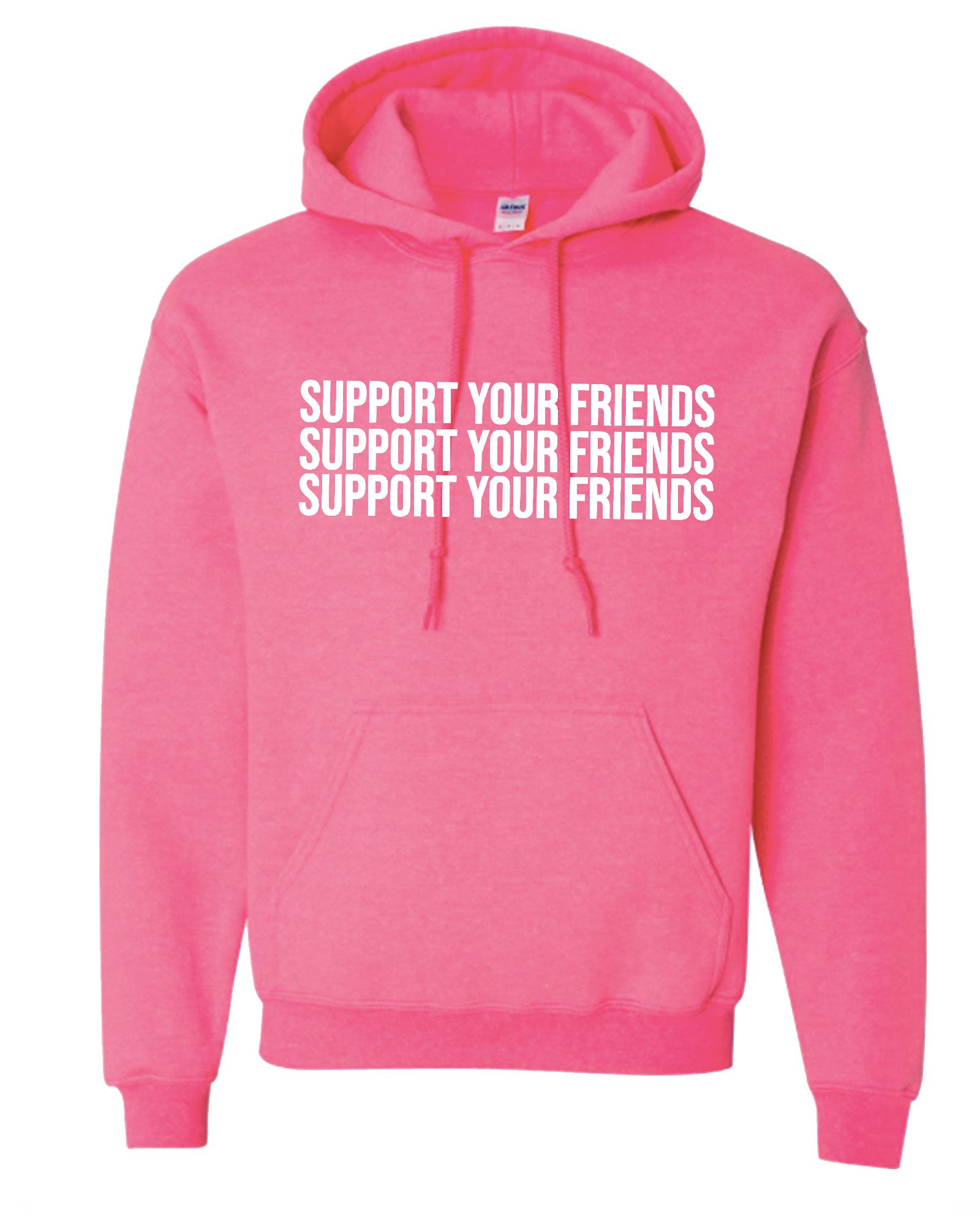 friends pink hoodie