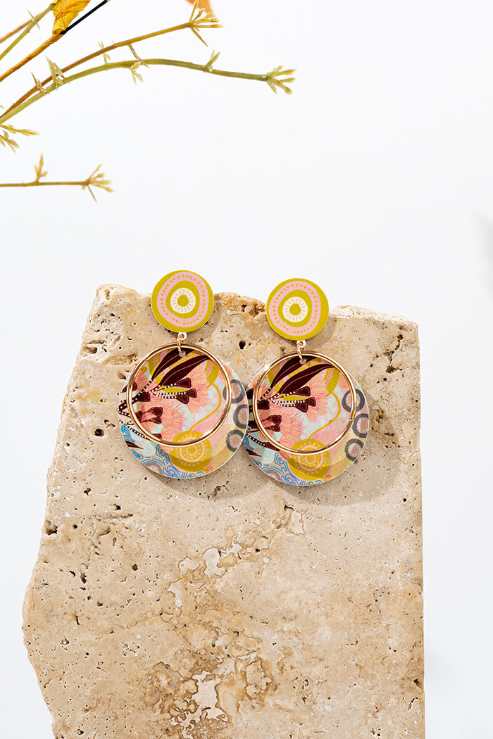 Kindling NAIDOC 2024 Circle Earrings