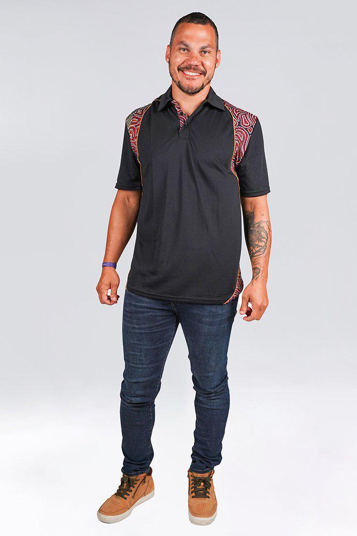 Our Many Tribes UPF50+ Bamboo Unisex Polo Shirt