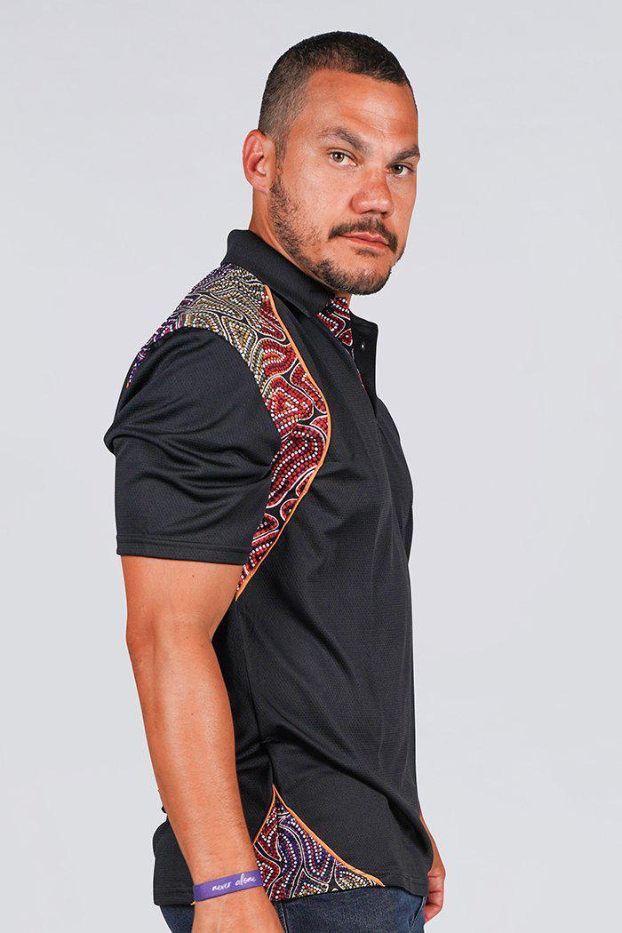 Our Many Tribes UPF50+ Bamboo Unisex Polo Shirt