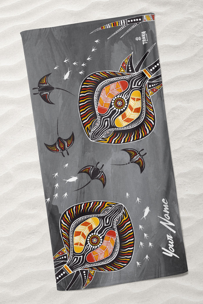 Stingray Fever Beach Towel