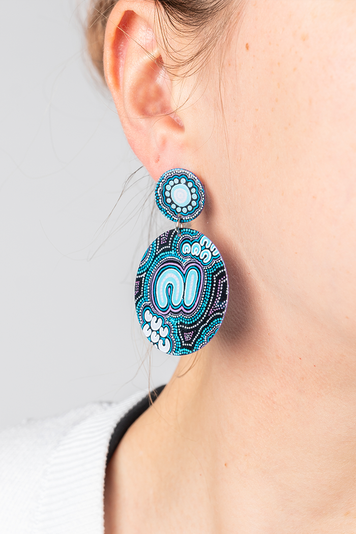 Koorrookee 'Grandmother' Circle Earrings