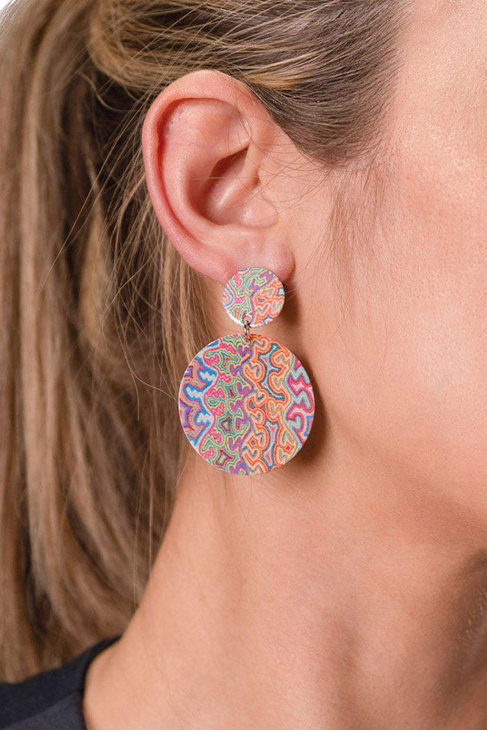 Pikilyi Jukurrpa Earrings