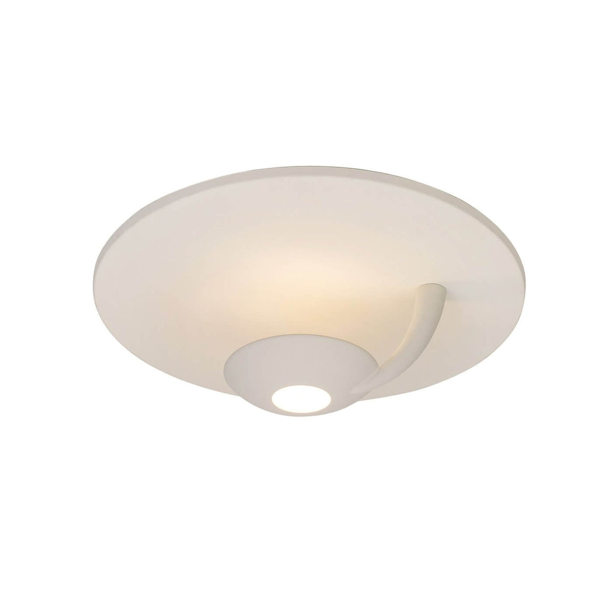 Plafoniera moderna alba de metal UFO C2 1x100W R7S