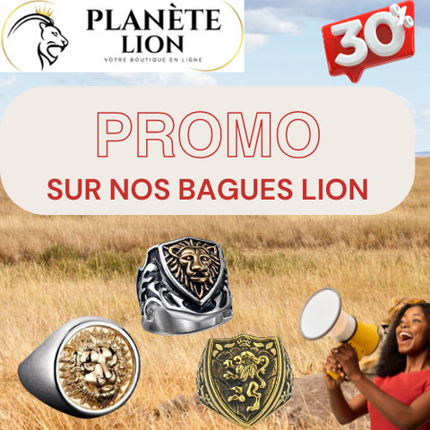 bague lion