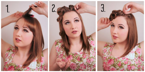 Vintage hairstyle