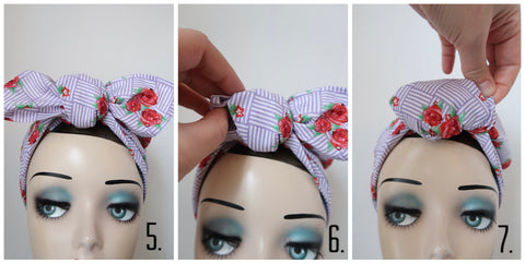 How to tie a vintage headscarf