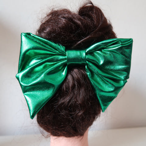 How to wear a vintage hair bow tutorial
