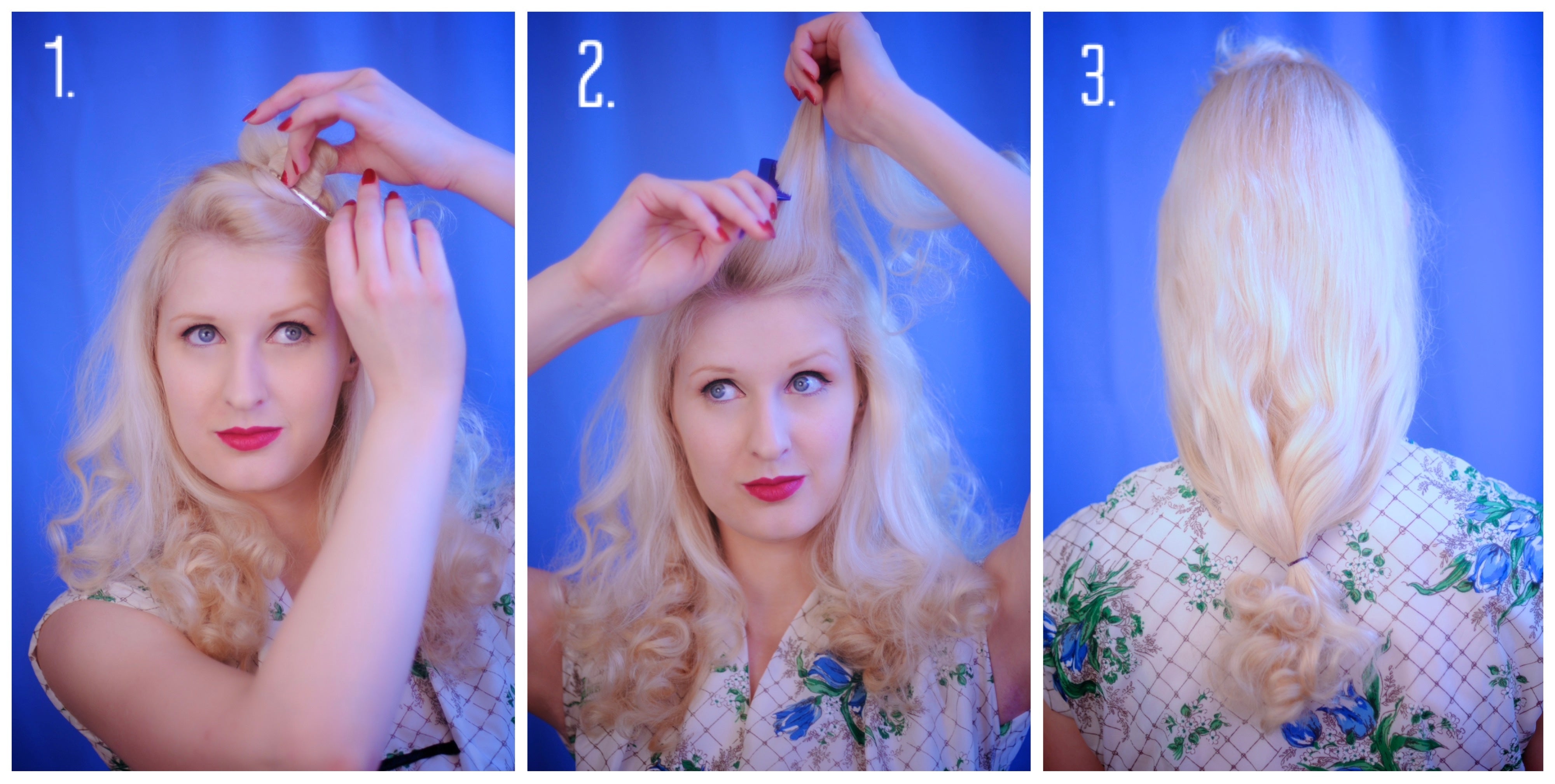 1940s Vintage hair tutorial