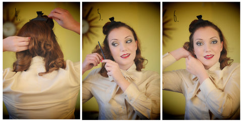 Vintage hair tutorial 1930s 1920s turban 