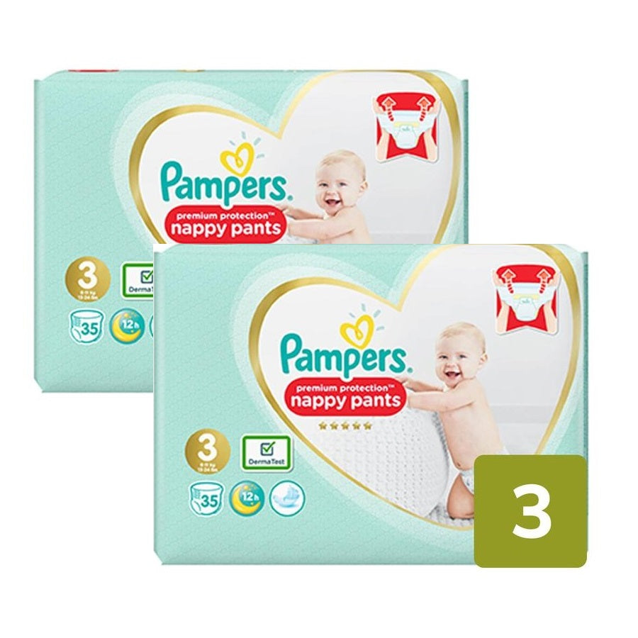 pampers premium protection pants size 3