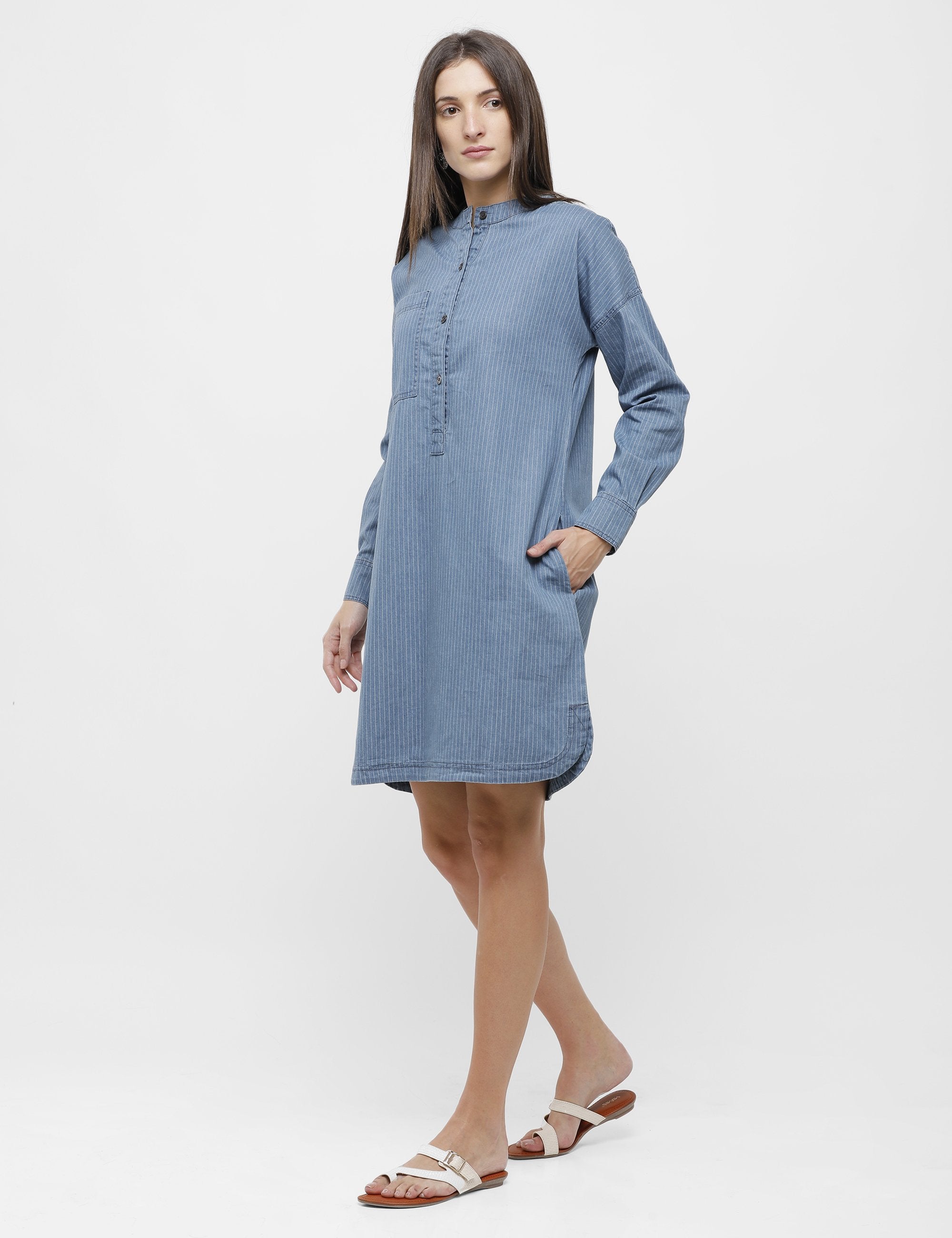 Buy Women Pure Cotton Shirt Dress Online in India - The Meraki World