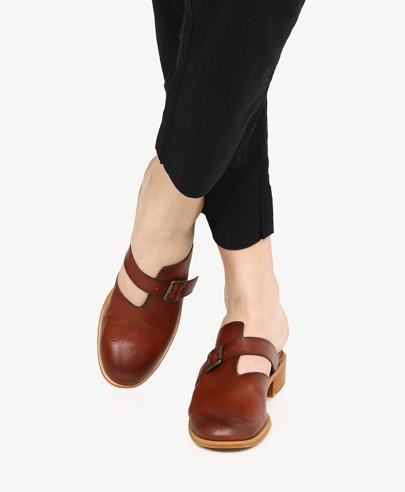 Women Mules Shoes - Buy Leather Mules for ladies | Mules Footwear ...