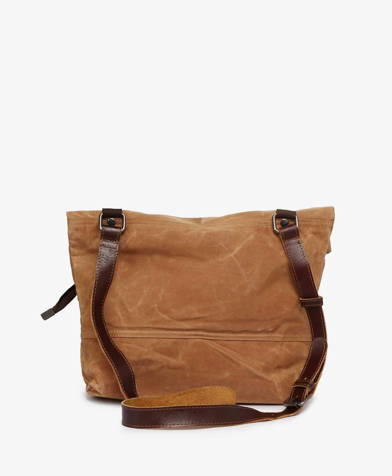 Buy Women WAXED CANVAS MESSENGER BAG Online in India