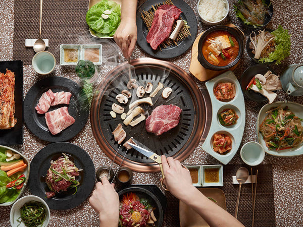 Korean BBQ grill asian food