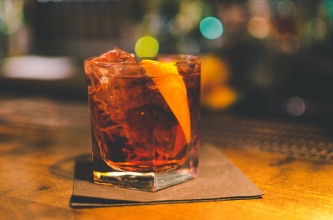 Cocktail Negroni à l'écorce d'orange