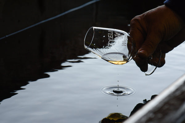 whiskey glass trough Teeling