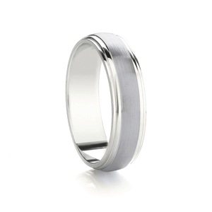 5mm Traditional Court Diamond Cut Wedding Ring SKU DC003BC