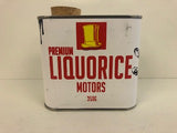 Black Liquorice Company Motor Vintage Tin White Dirty 1 x 250g
