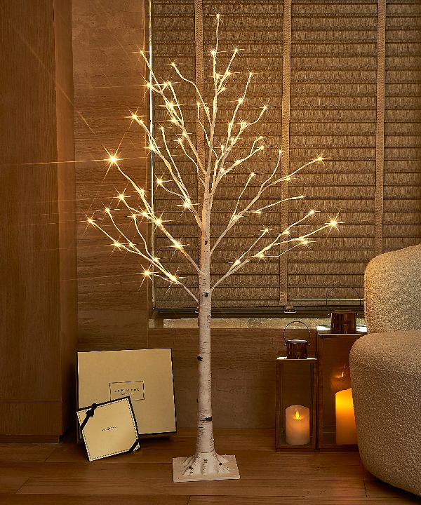 Lighted White Starburst Tree 190 LED 3FT 90CM_HR-LLT190-WST-3FT-30V